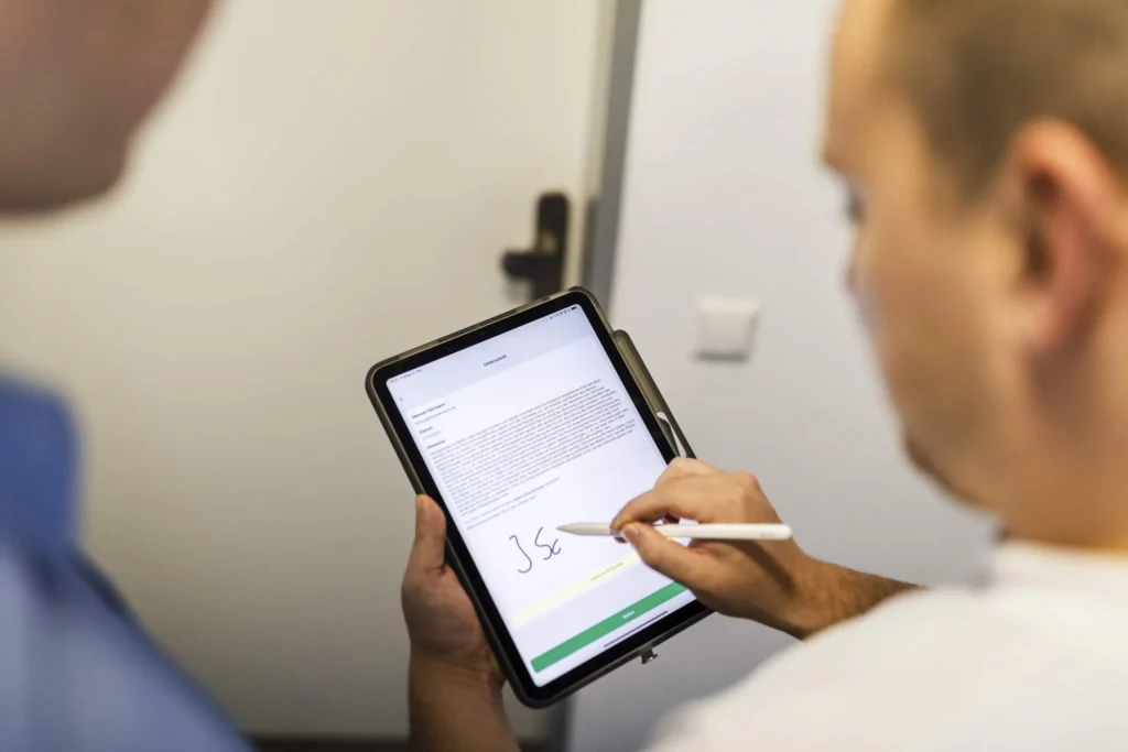 Hausverwaltung hoermann digitalisierung tablet